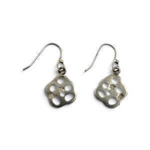 Small Mesh Drop Earrings