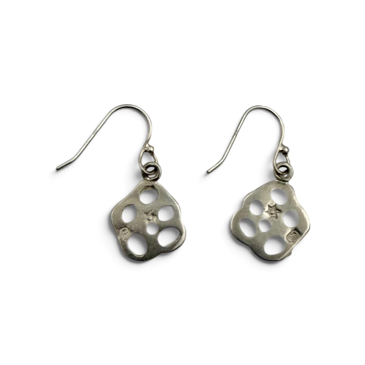 Small Mesh Drop Earrings