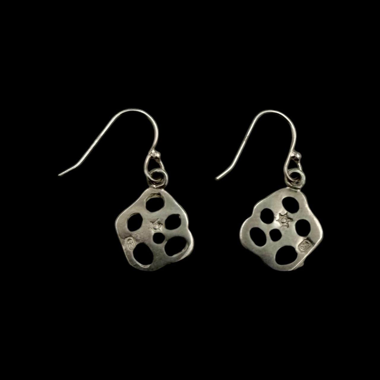 Small Mesh Drop Earrings - Image 3