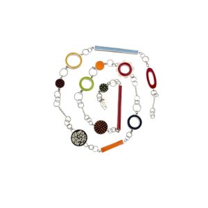 Elemental Necklace 2 - Nafana Flower, Circles, Ovals, and Bars
