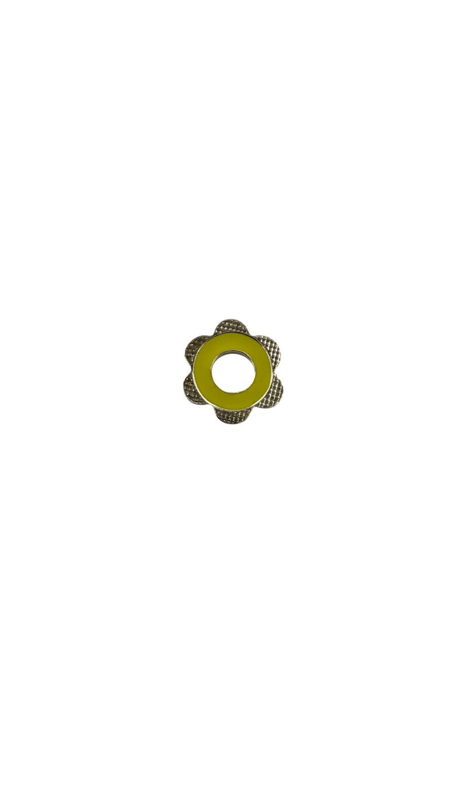 Nafana Flower Pin - Lime Green