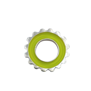 Nafana Flower Pin - Lime Green